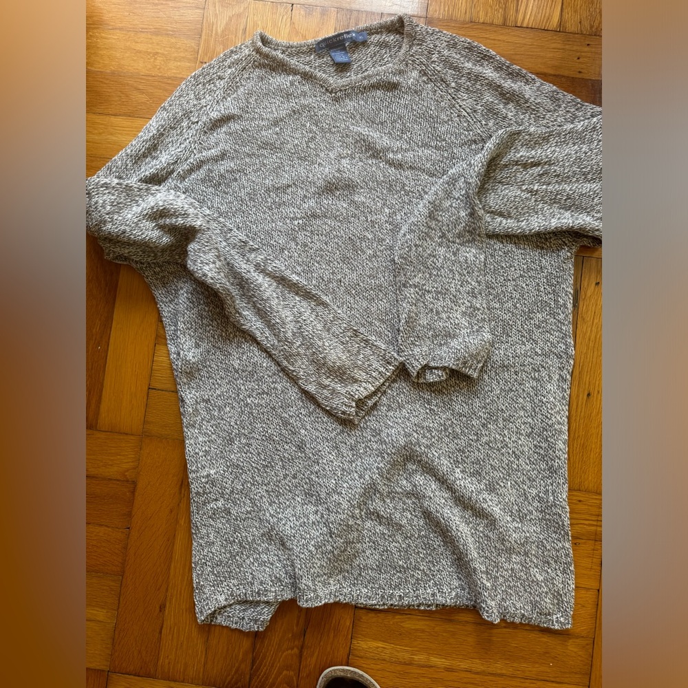 Linen/cotton men’s sweater